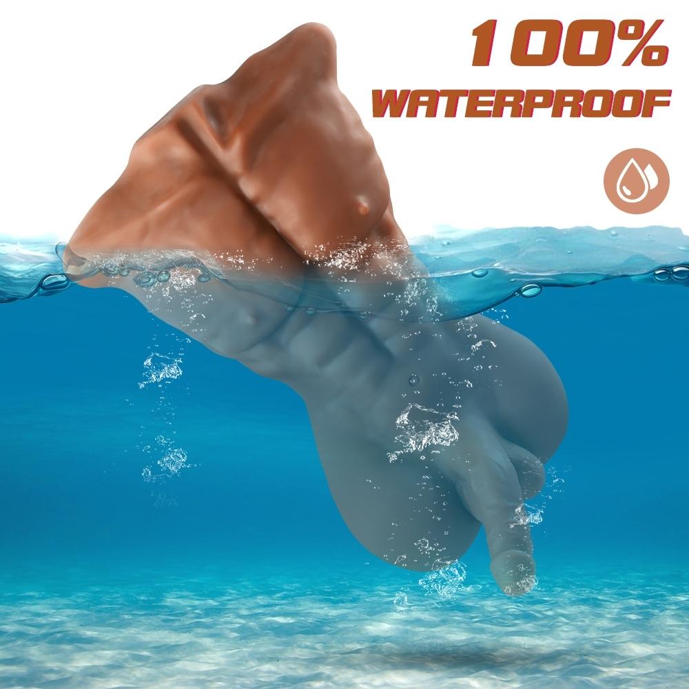 Xise Daniel Yarım Vücut Realistik Penisli Erkek Masturbator XS-MA30008-Brown