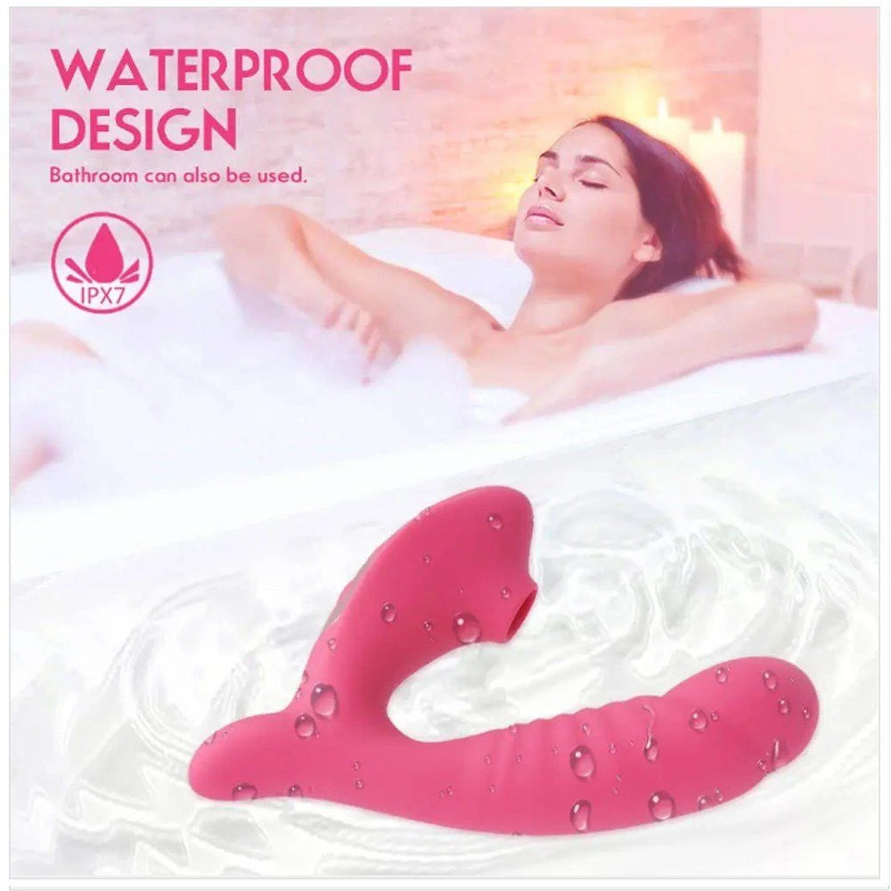 Frowzer Emiş Güçlü ve G-Stimulant 10 Mod Vibrator Pembe