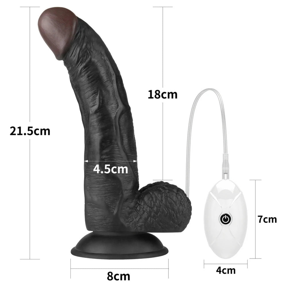 Lovetoy Vibrating Easy Strapon Set 21.5 Cm Belden Bağlamalı Titreşimli Penis LV715128