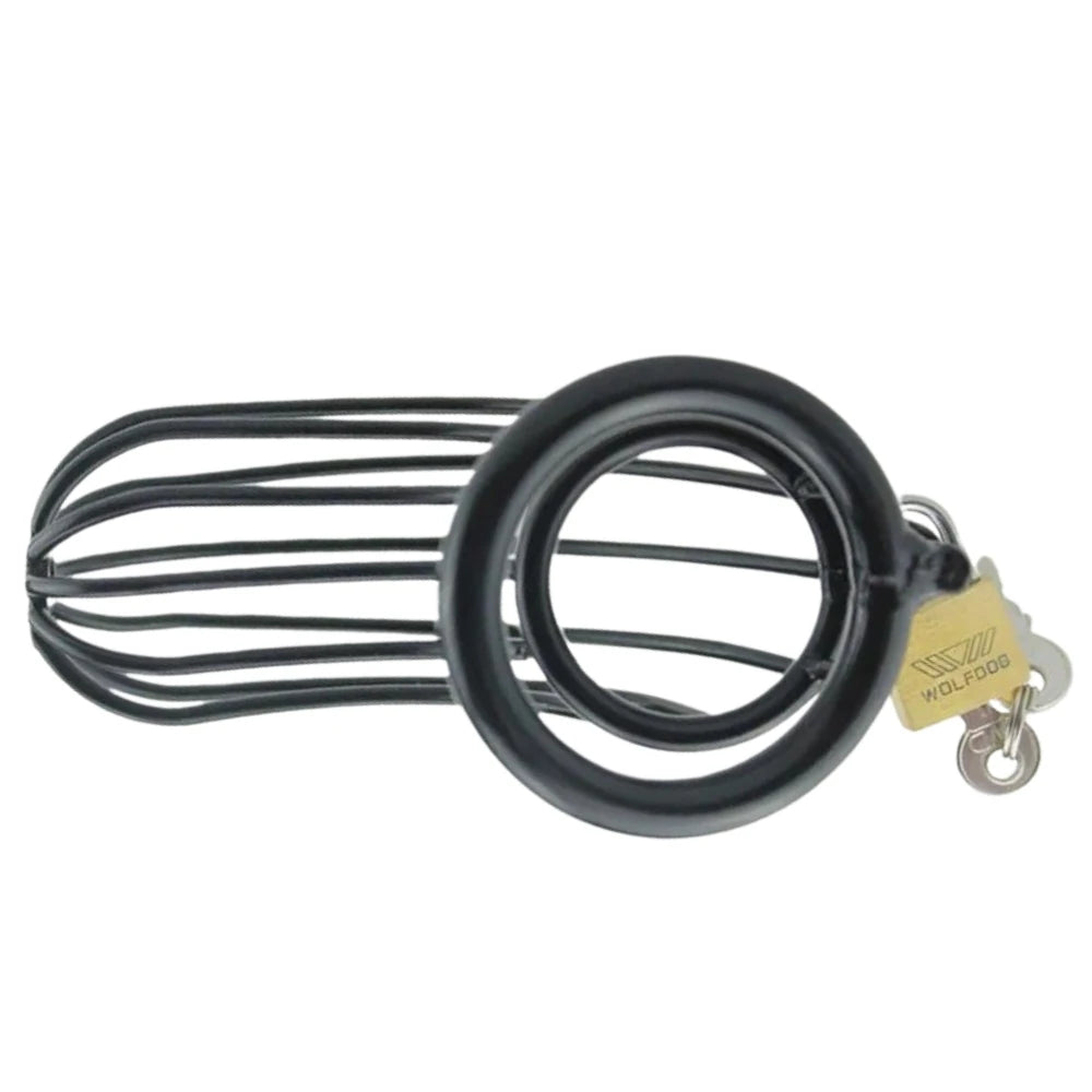 Frowzer Dreams Breathable Cage Metal Penis Kilidi 50 Mm Black