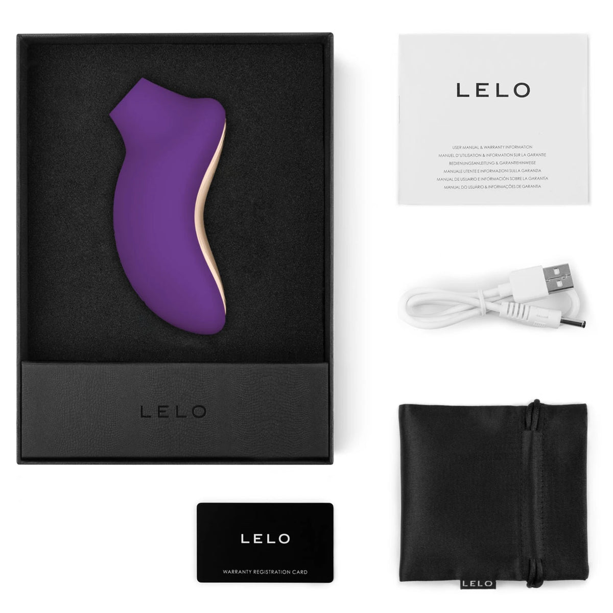 Lelo Sona 2 Cruise Sonic Clitoral Massager Emiş Güçlü Vibratör-Purple