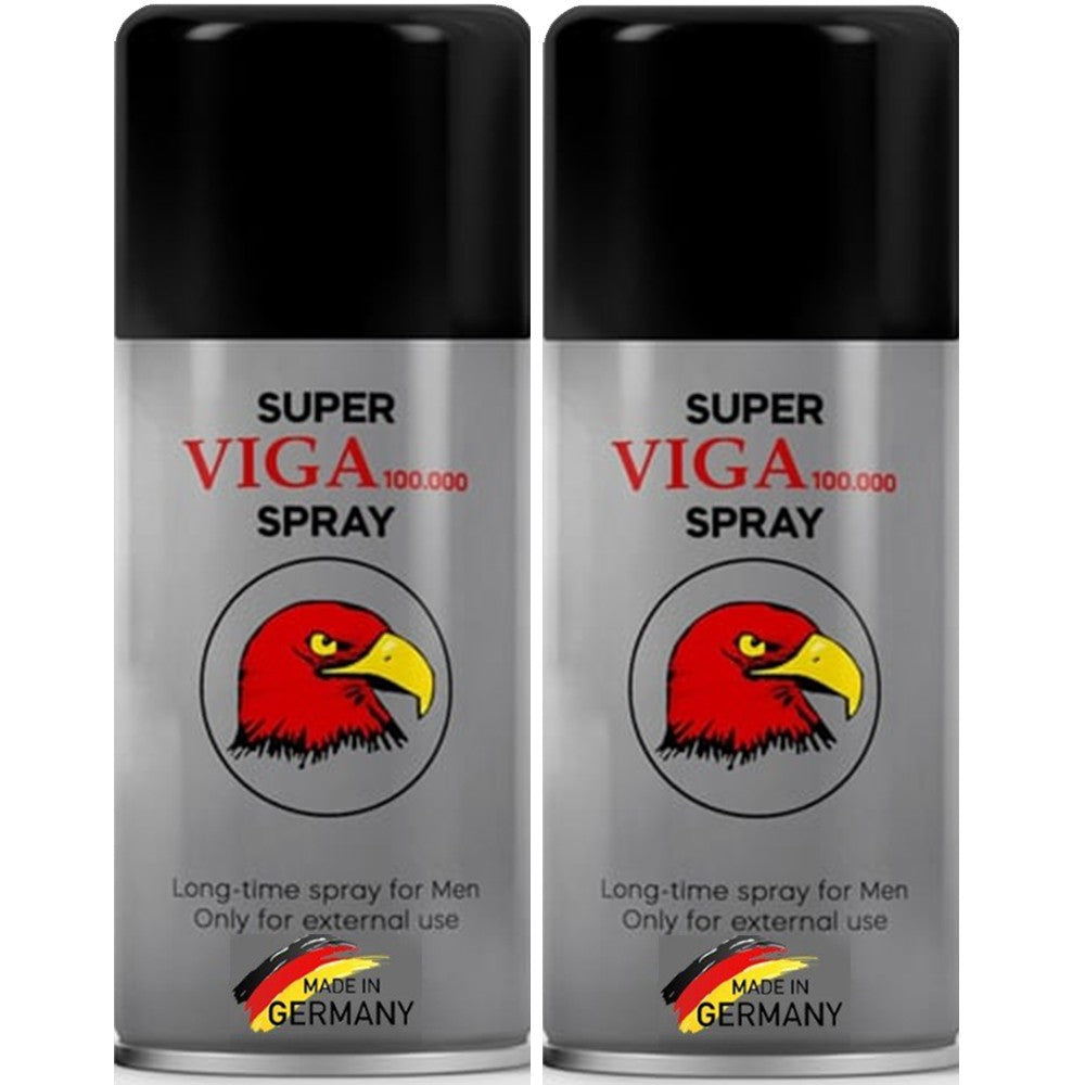 Orjinal Süper Viga 100.000 Erkeklere Özel E Vitaminli Penis Spreyi 2'li Paket