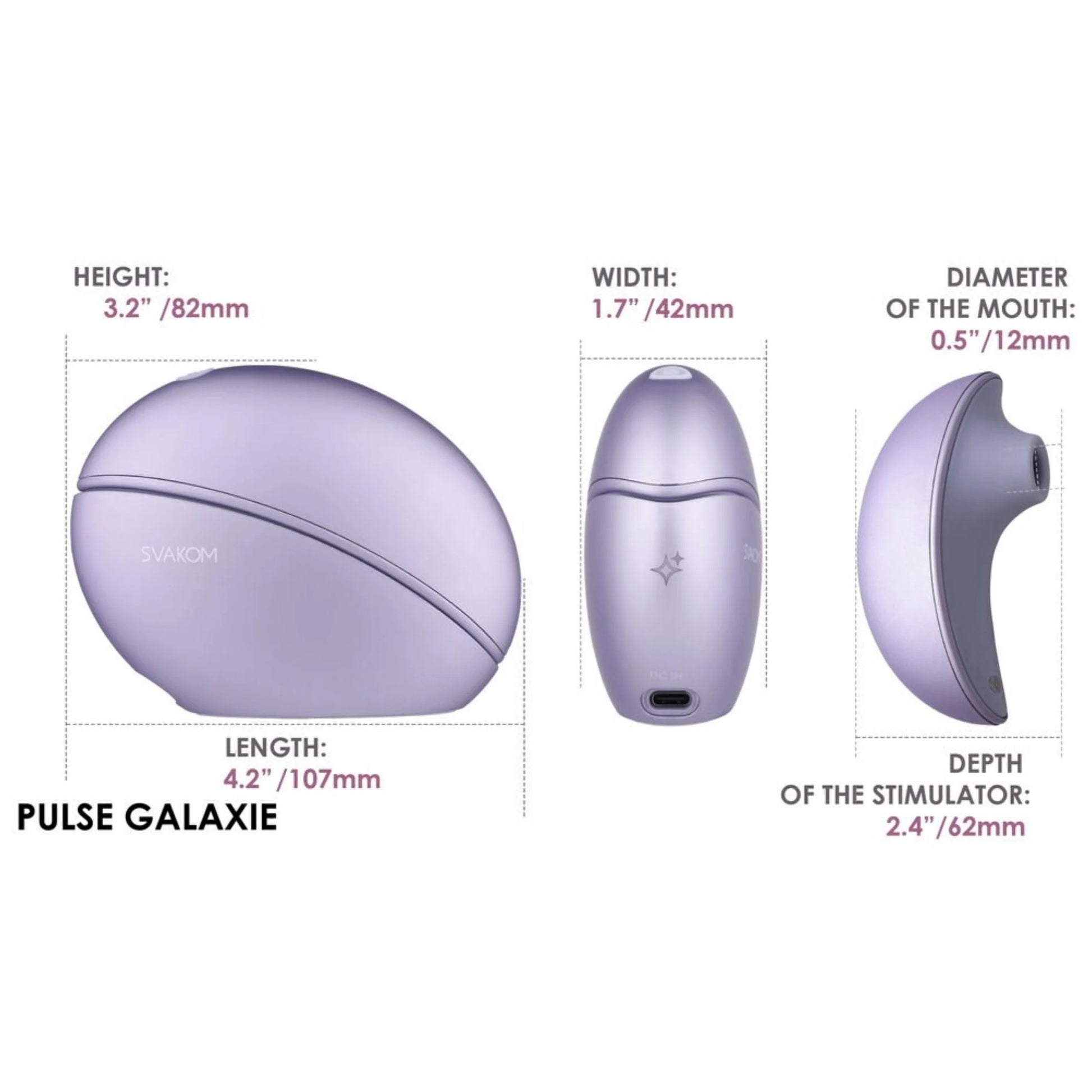 Svakom Galaxie Telefon Kontrollü Emiş Güçlü ve Projektör Vibratör