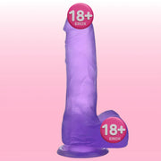 Lovetoy Jelly Studs Purple Medium 17 cm Jel Dildo LV3101