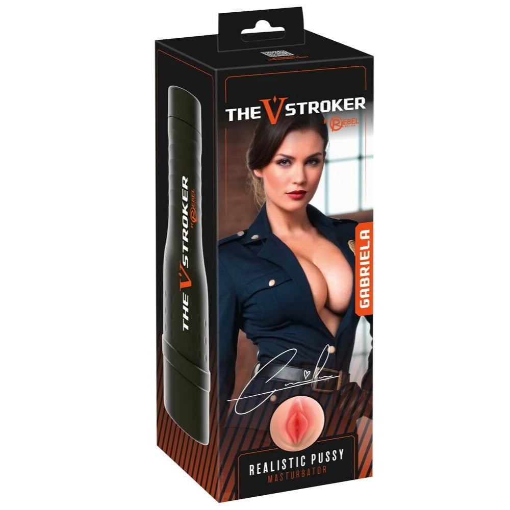 Rebel Men’s Gear V-Stroker Gabriela Gerçekçi Mastürbatör