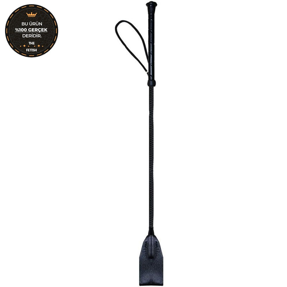 Erox The Fetish Series Organic Leather Gerçek Deri Fetiş Kamçı