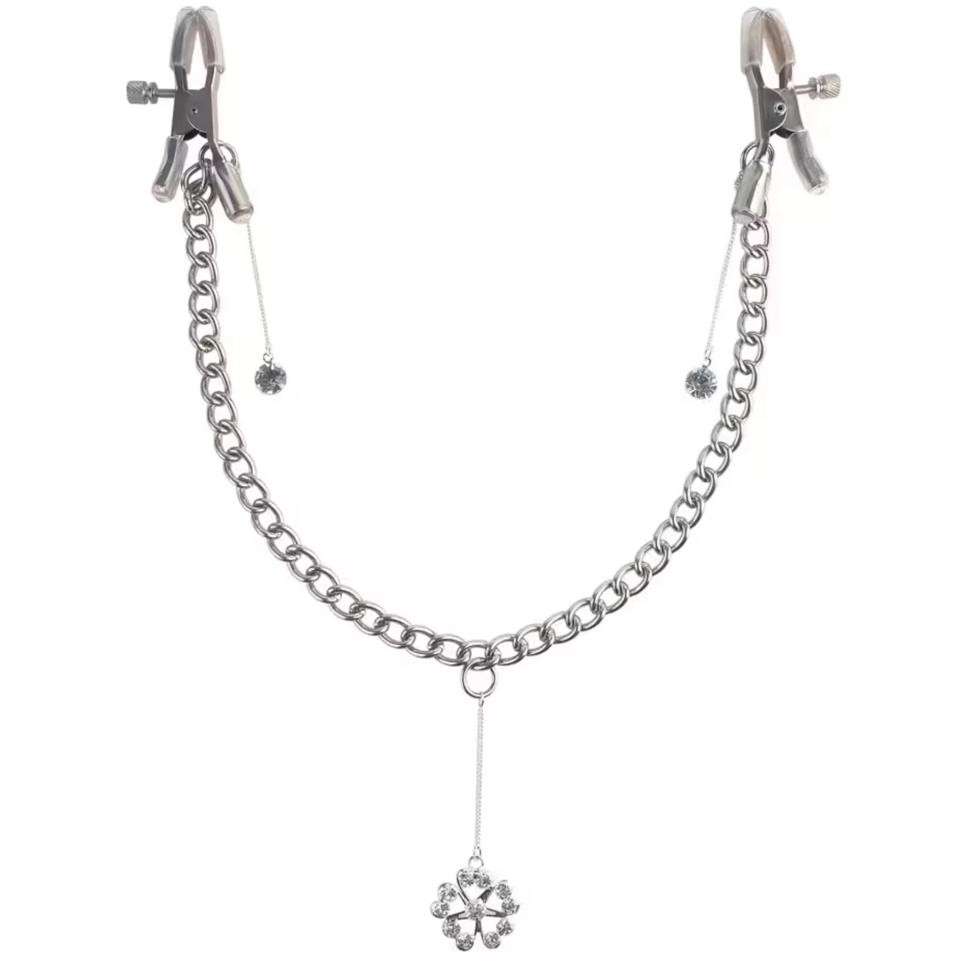Pipedream Fetish Fantasy Series Crystal Nipple Clamps Göğüs Klipsi
