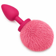 Frowzer Anal Fantasy Yumuşak Silikon Rose Ponpon Peluş Anal Plug-Pink
