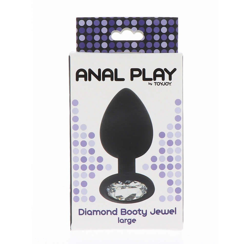 ToyJoy Anal Play Diamond Booty Jewel Silikon Anal Plug-Large