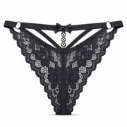 Frowzer Fantasy Wear Luxury Lingerie Dantelli Seksi Fantezi Külot-Füme