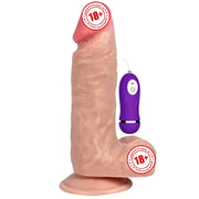 Shequ Vibrating Dildo Dragon 17.5 cm Titreşimli Realistik Penis SQ-WBC10027-V