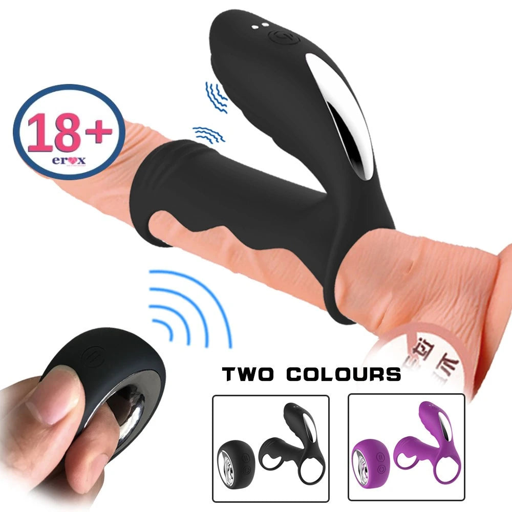 Frowzer Cockring Clitoral Stimulation Uzaktan Kumandalı Penis Kafesi