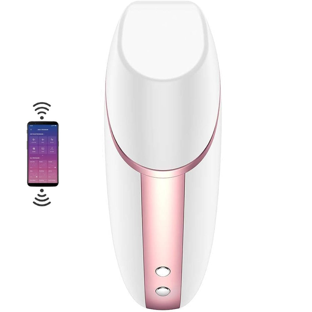 Satisfyer Love Triangle White Telefon Kontrollü Emiş Güçlü Vibratör