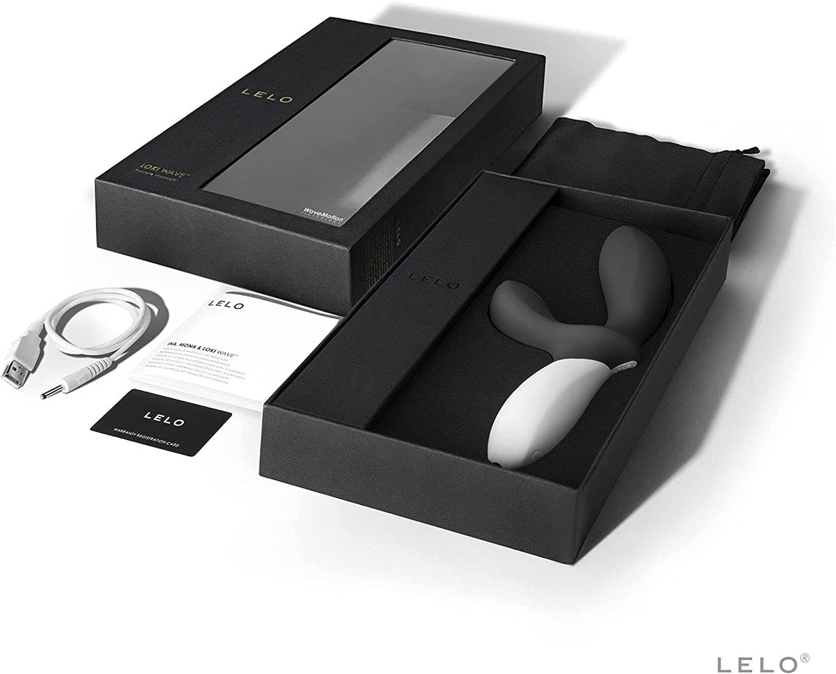 Lelo Loki Wave Hareketli Prostat Rabbit Vibratör-Black