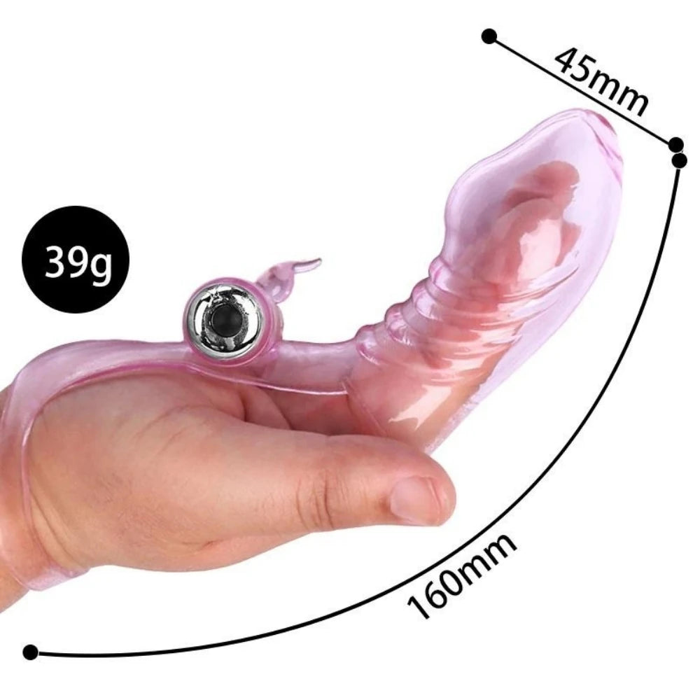 Frowzer Finger Vibe G-Stimulant 10 Mod Parmak Vibratör-Pink