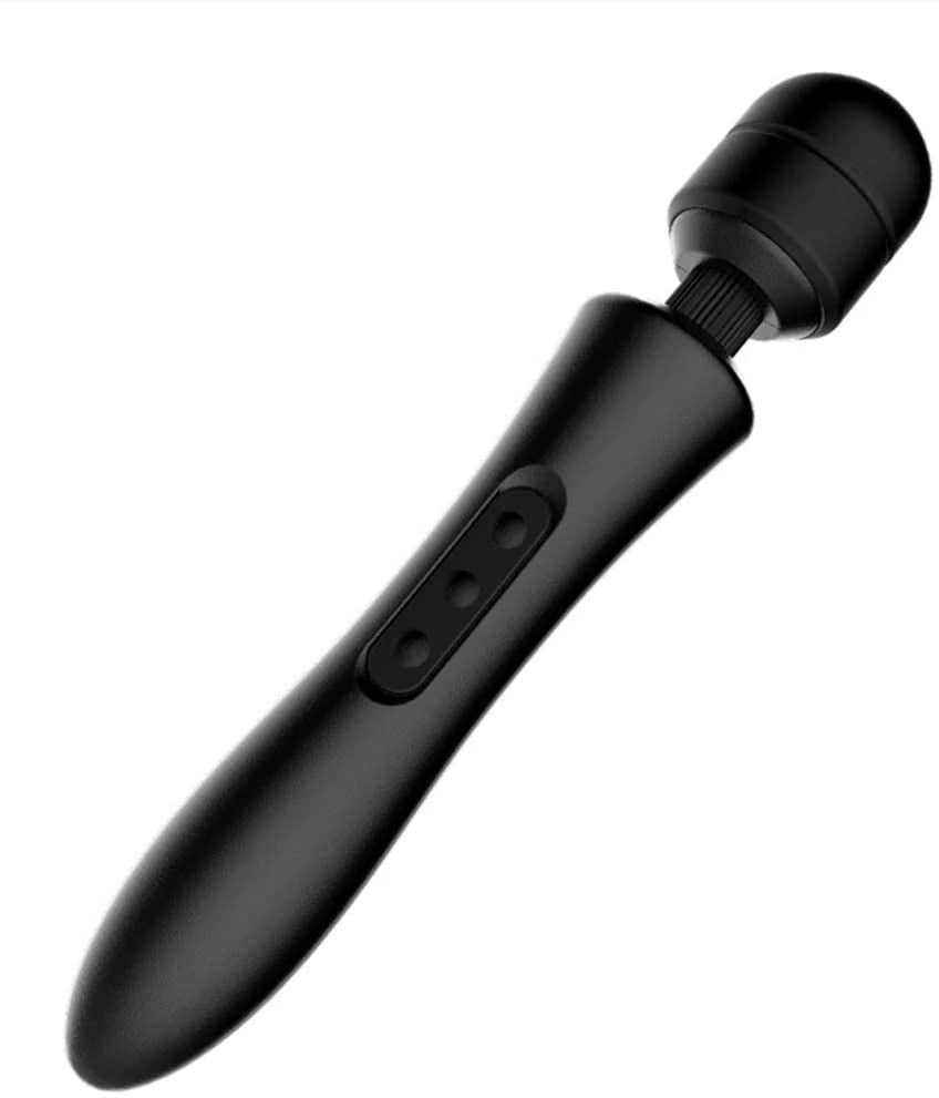 Frowzer Magic Wand Double Massager Masaj Wand Vibratör-Black