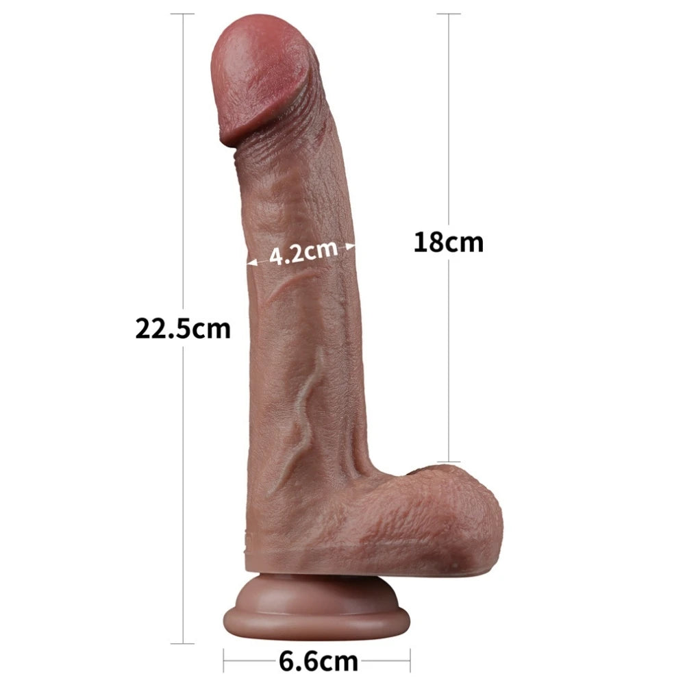 Lovetoy Dual Layered Nature Cock 23 Cm Realistik Penis LV411046