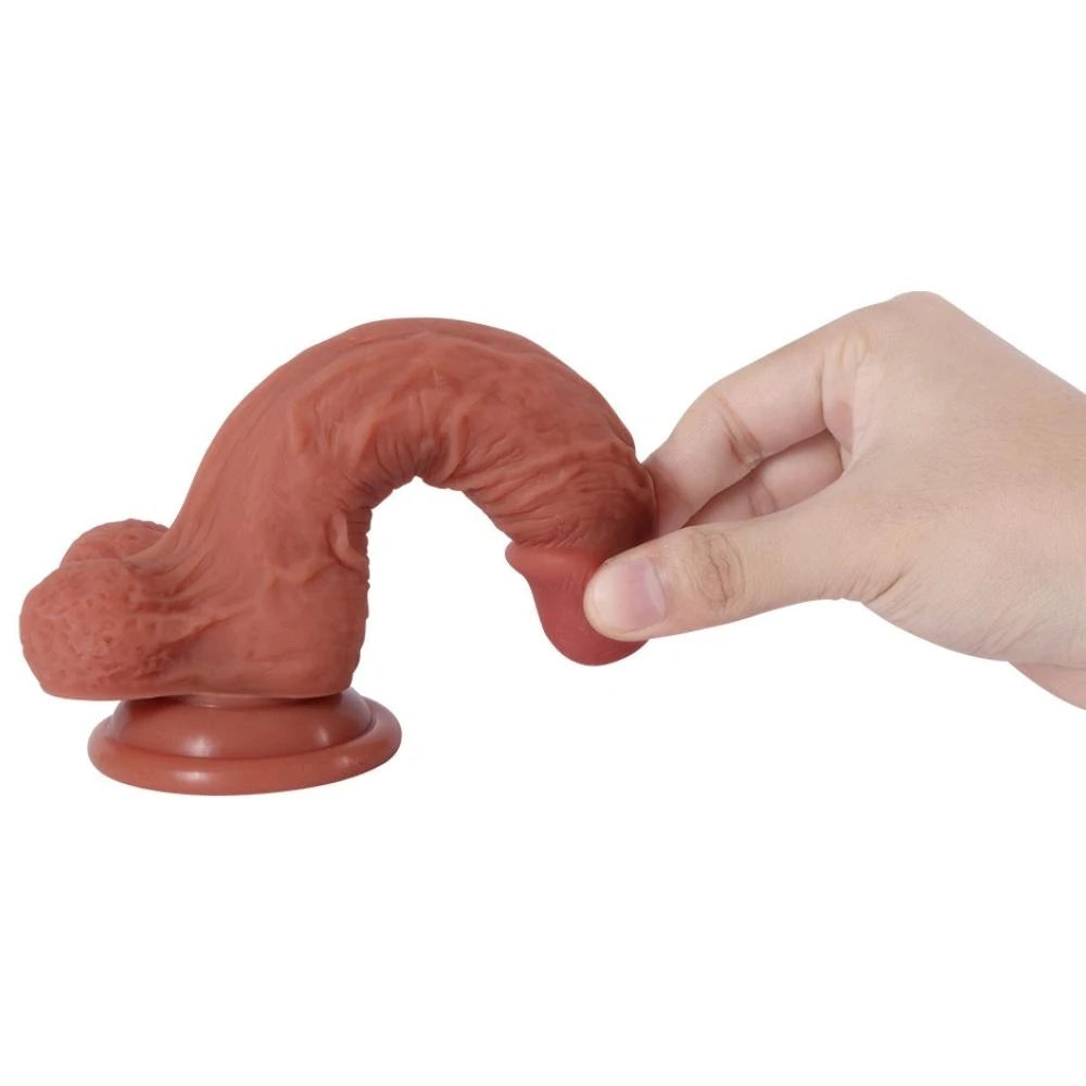 Xise Dildo Series Leilong Natural Doku 17 Cm Realistik Penis