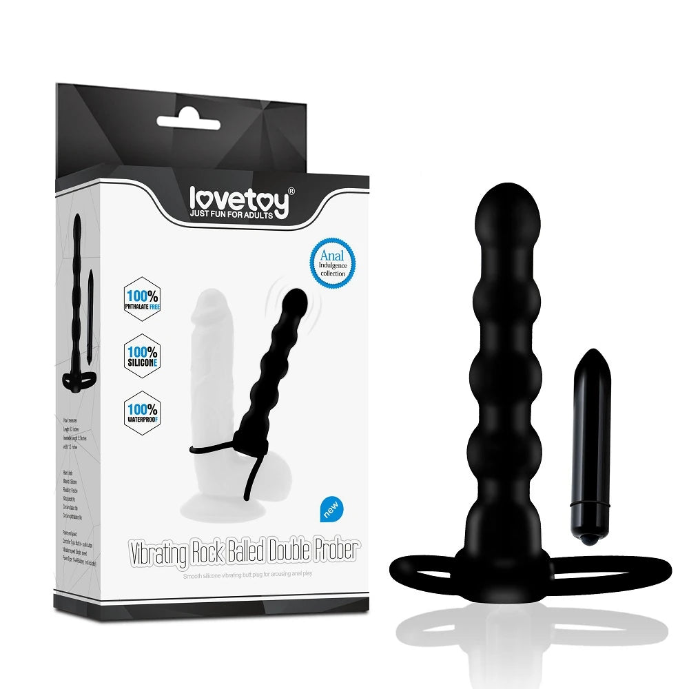 Lovetoy Vibrating Rock Balled Double Prober Anal Vibratör LV2619