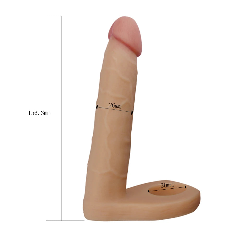 Lovetoy The Ultra Soft Double 15.8 cm Realistik Anal Penis LV1122