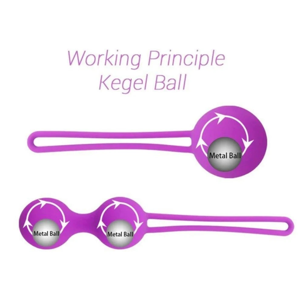 Frowzer Kegel Benwa Metal Jiggle Balls Kegel Top-D.Purple