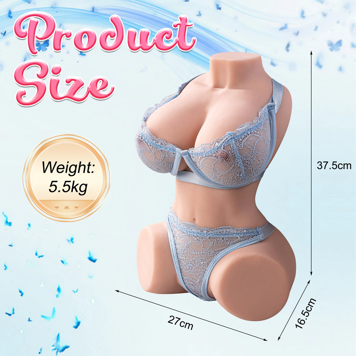 Shequ Barret Half Body Sex Doll Yarım Vücut Masturbator SQ-MA20058