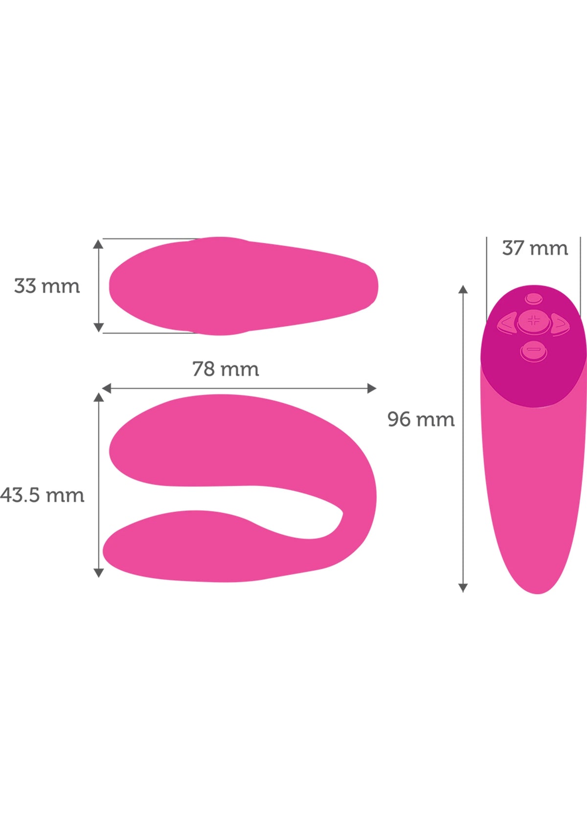 We-Vibe Chorus Blue Telefon Kontrollü Giyilebilir Çift Vibratörü