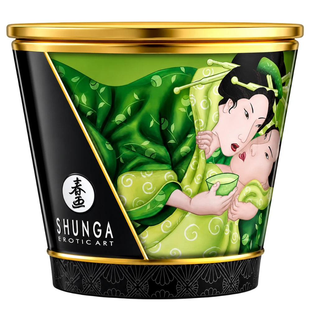 Shunga Massage Candle Green Tea 170 Ml Masaj Mumu