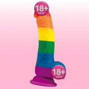 Lovetoy Prider Dildo 20 cm Renkli Soft Doku Realistik Penis LV410027