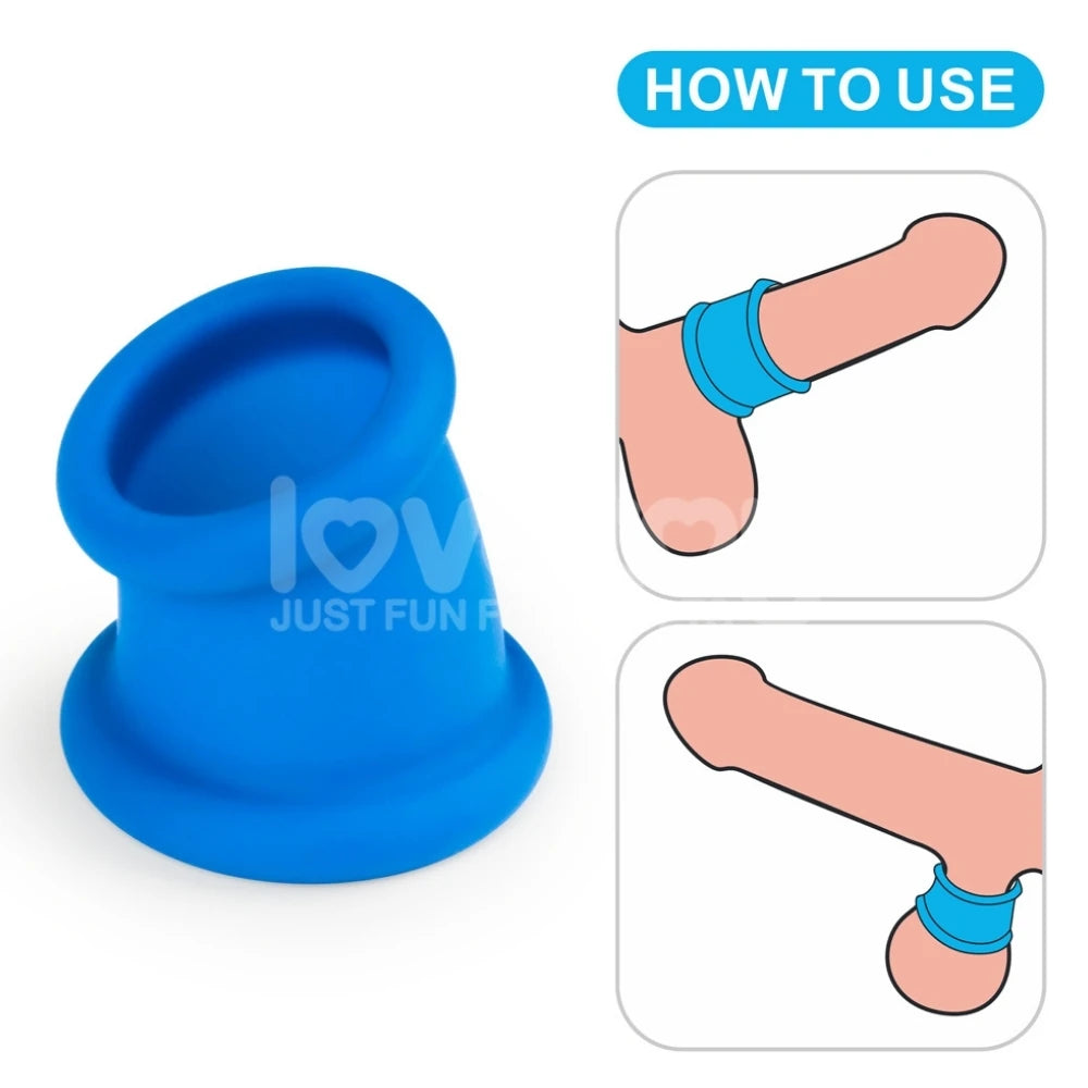 Lovetoy Pinnacle Pro Tapered Squeeze Stretcher Silikon Penis Halkası LV443013