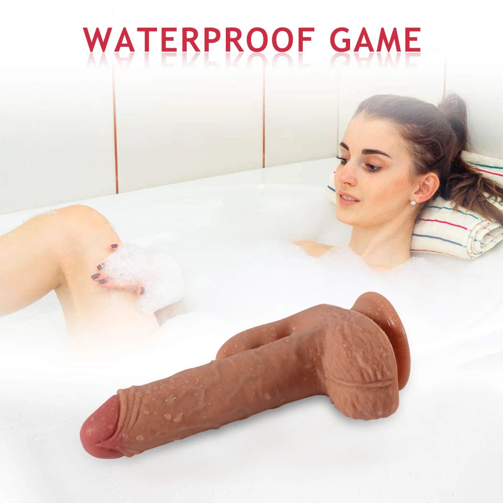Shequ Dildo Series Austin 21.5 Cm Titreşimli Realistik Penis