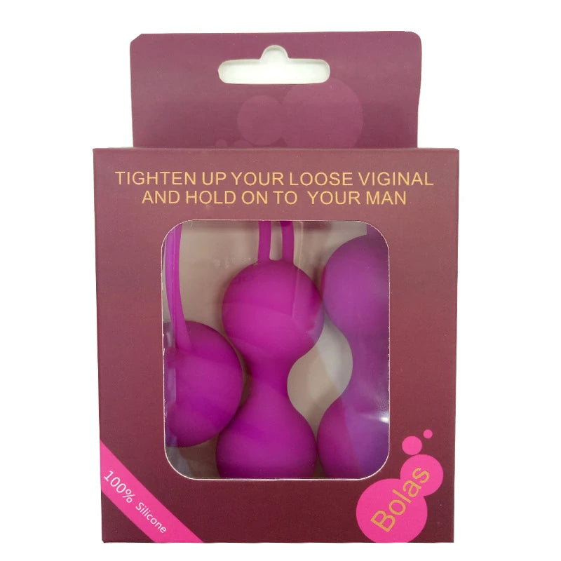 Frowzer Kegel Balls Exercisers Metal Ağırlıklı Kegel Egzersiz Topu Set-Purple