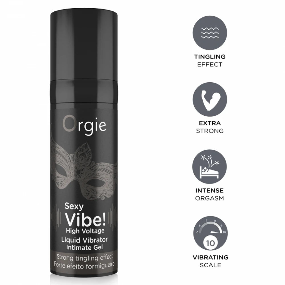 Orgie Sexy Vibe High Voltage Likid Vibratör 15 Ml