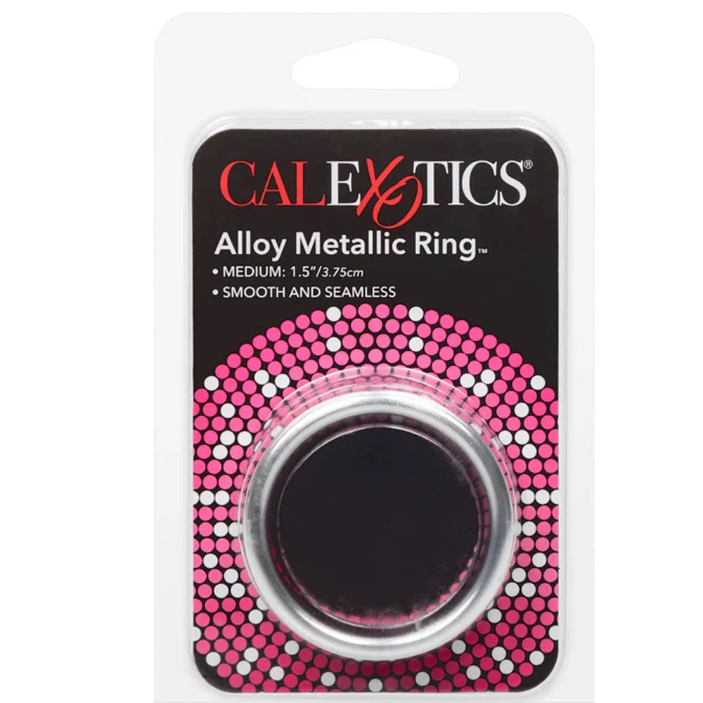 Calexotics Alloy Metallic Ring Metal Penis Halkası-Large