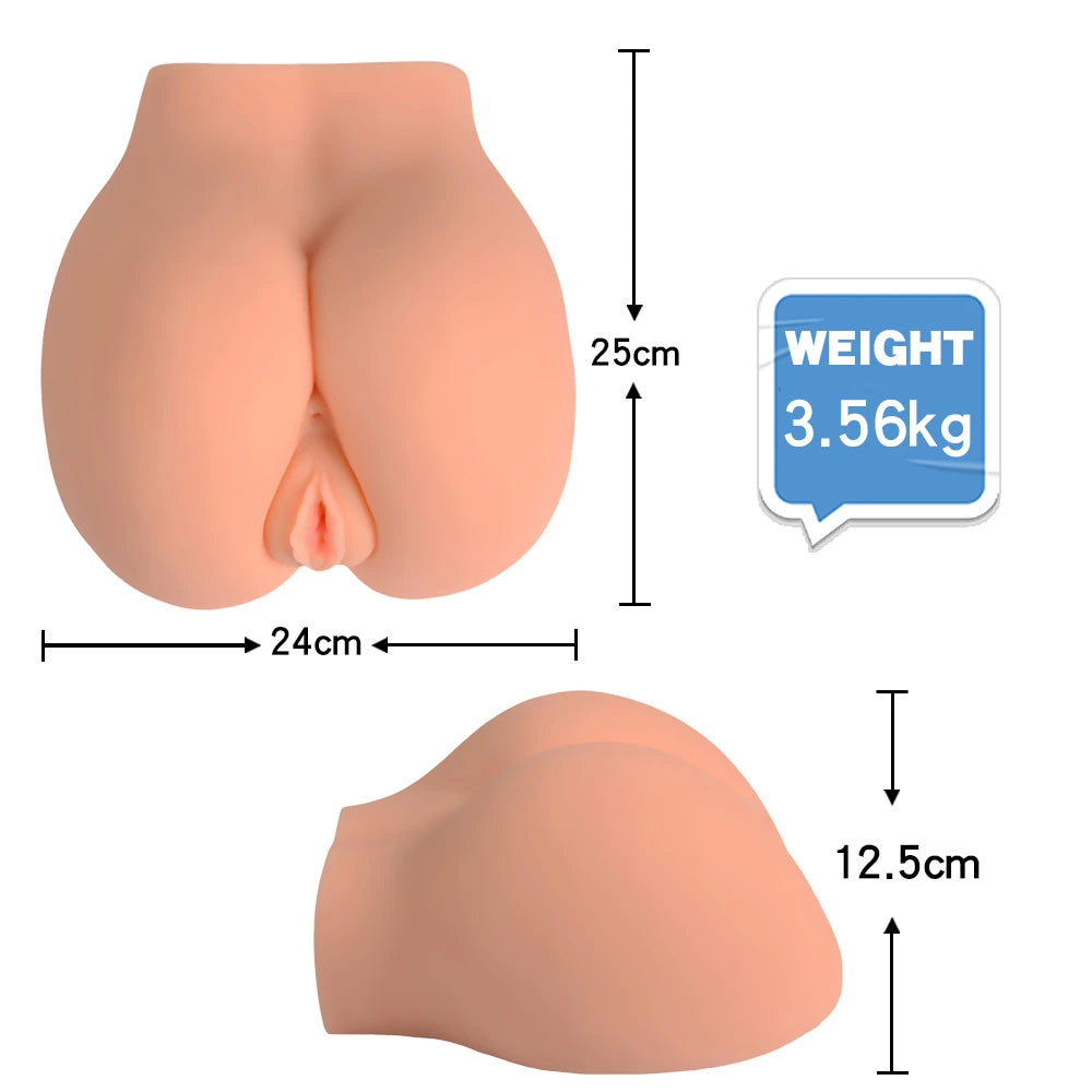 Xise Joshua Solid Silicone Hip Pussy Çift Taraflı Realistik Kalça XS-MA50003