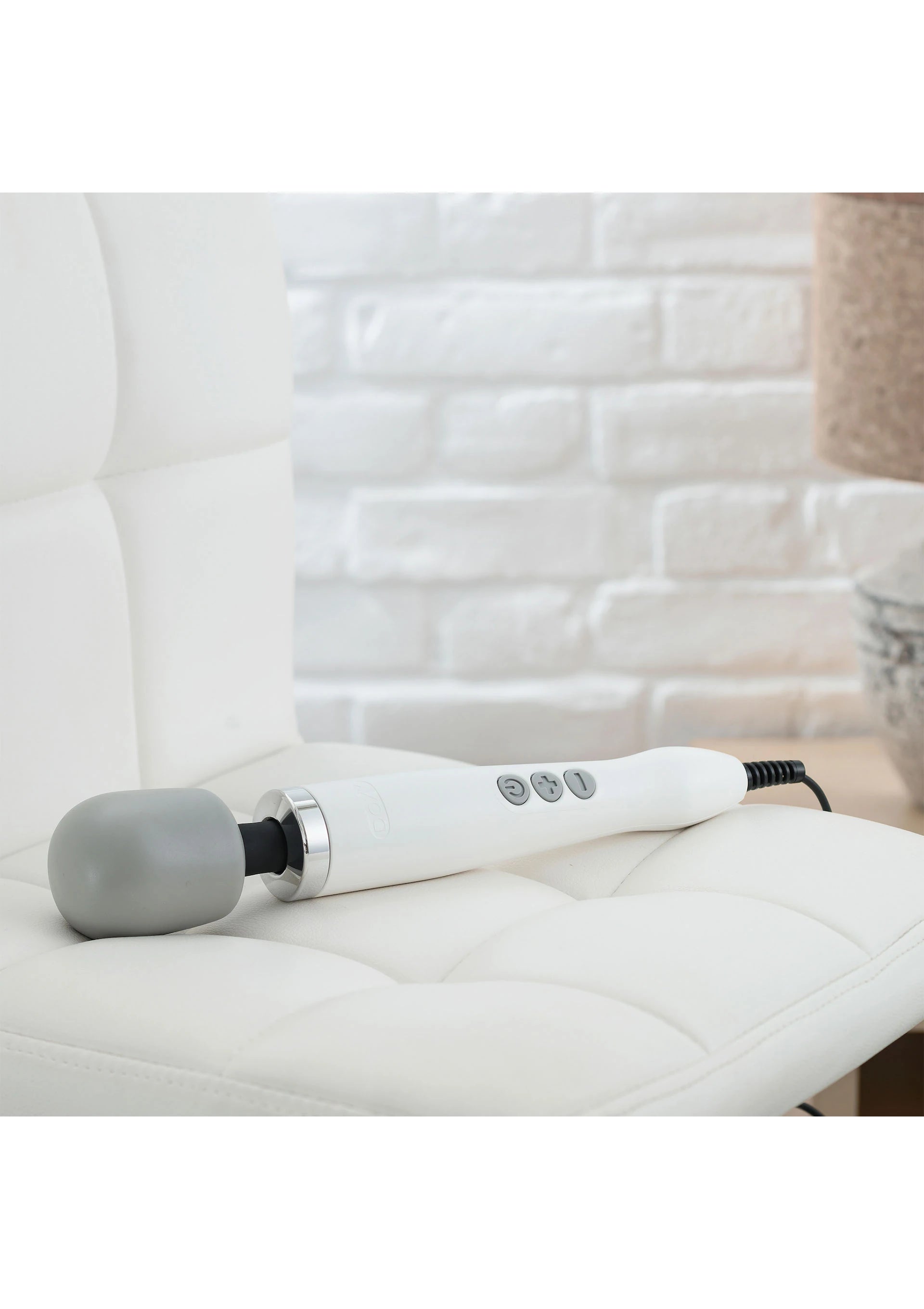 Doxy Wand Massager Dünyanın En Güçlü Masaj Aleti Beyaz