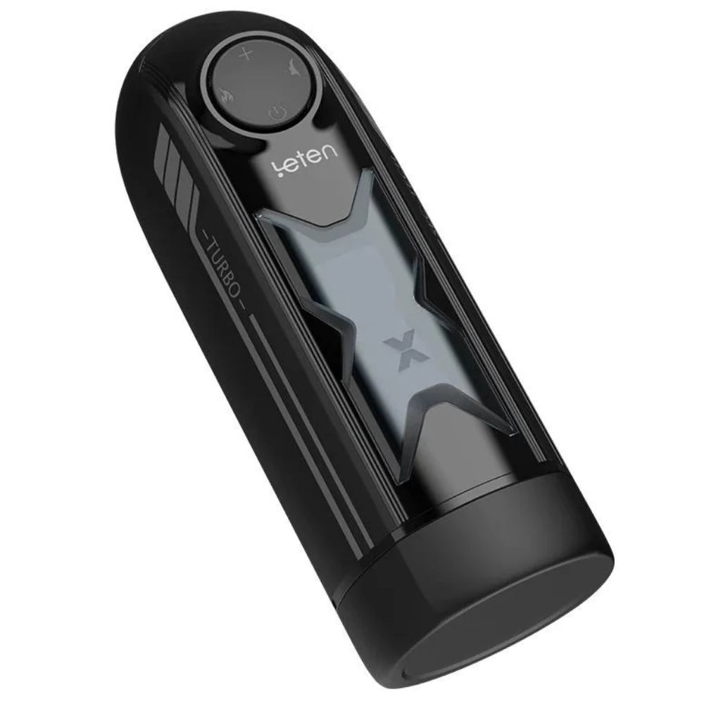 Leten X-Turbo İleri Geri Hareketli Isıtmalı ve Sesli Otomatik Masturbator