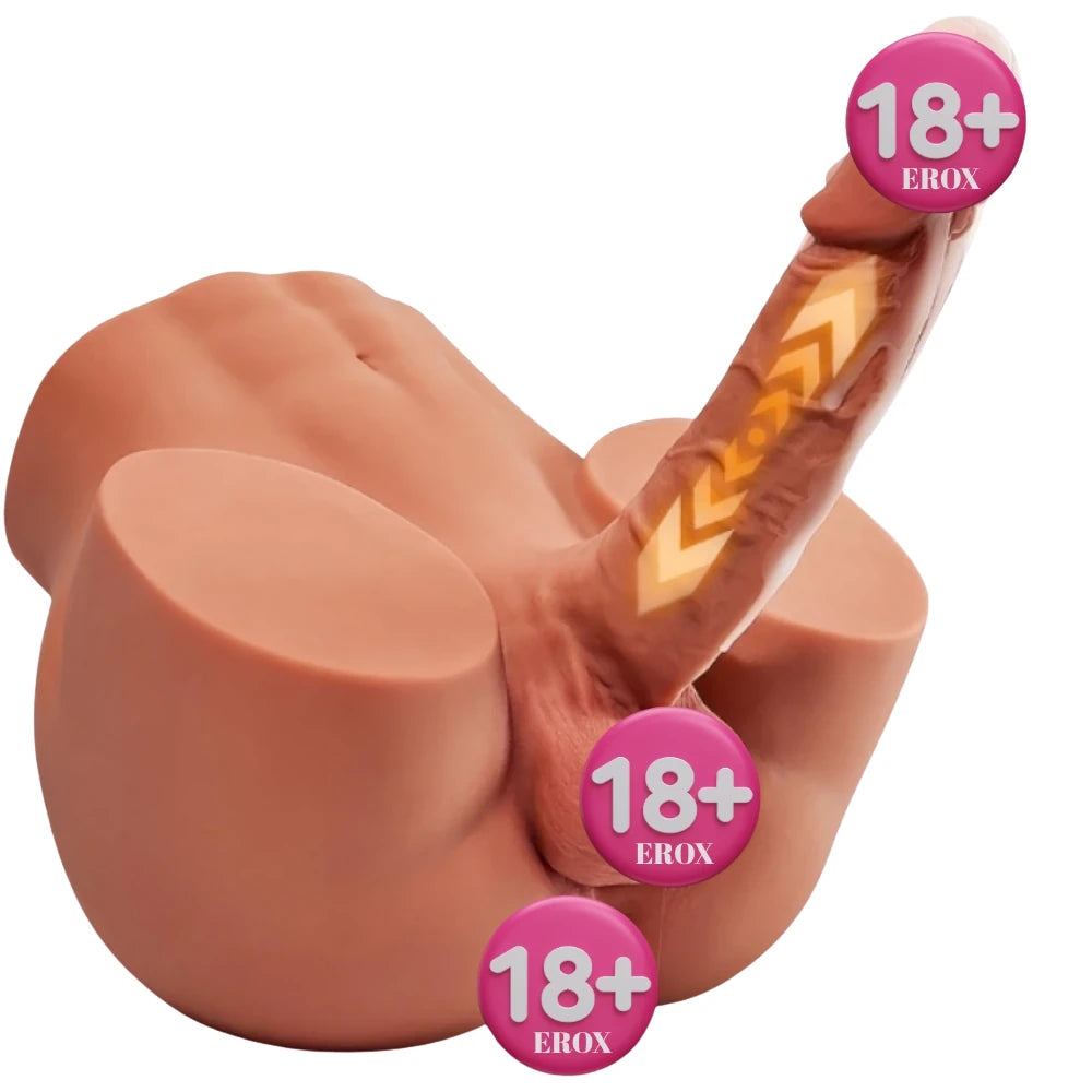 Frowzer Masturbation Çok Fonksiyonlu Gerçekçi Erkek Yarım Vücut Mastürbatör