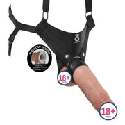 Pipedream King Cock 10 İnch Hollow Strap-On Askı Kemerli İçi Boş Penis