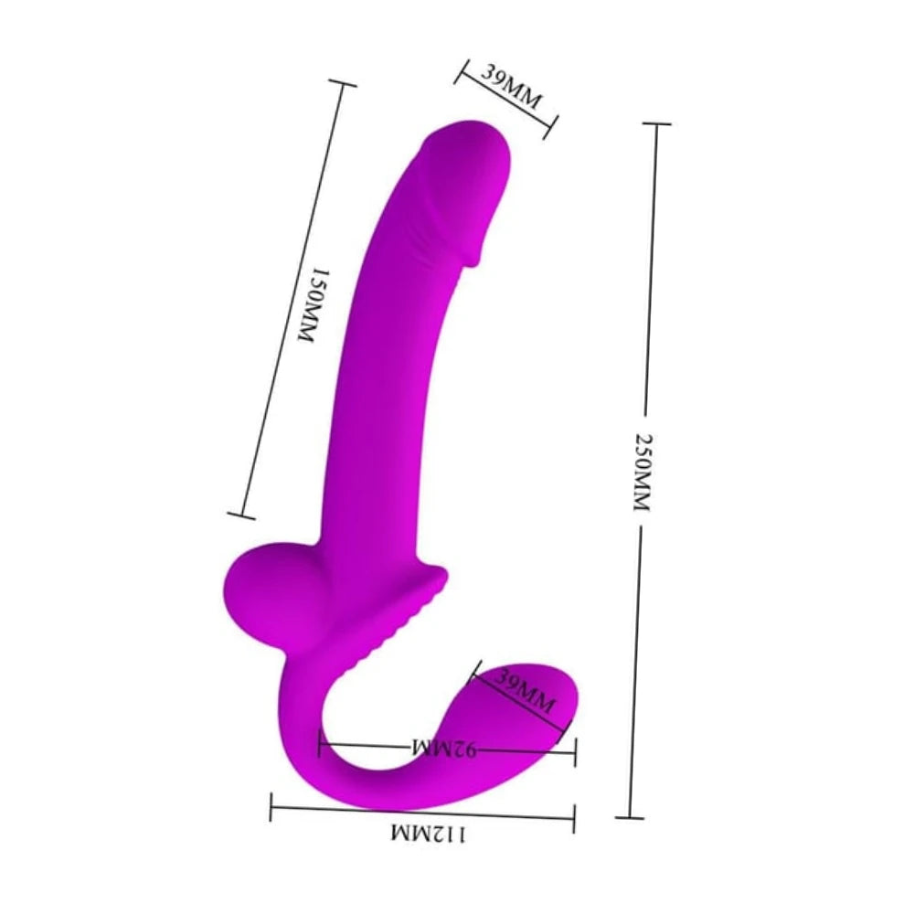 Pretty Love Kelpie Fışkırtmalı Boşalabilen Strapless Strap-On