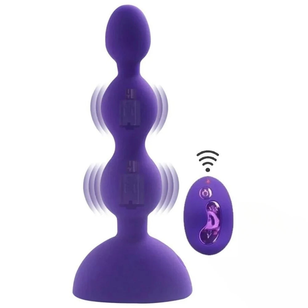 Aphrodisia Silicone Beads Uzaktan Kumandalı Boncuklu Anal Vibratör