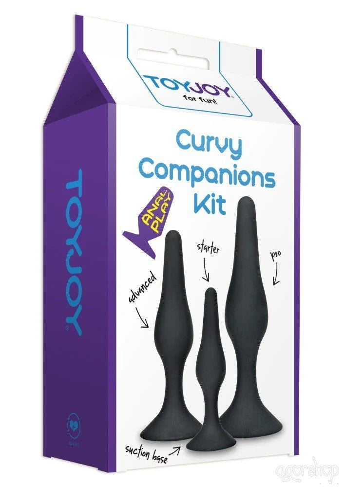 ToyJoy Curvy Companions Kit 3 Pcs. Anal Alıştırıcı Set