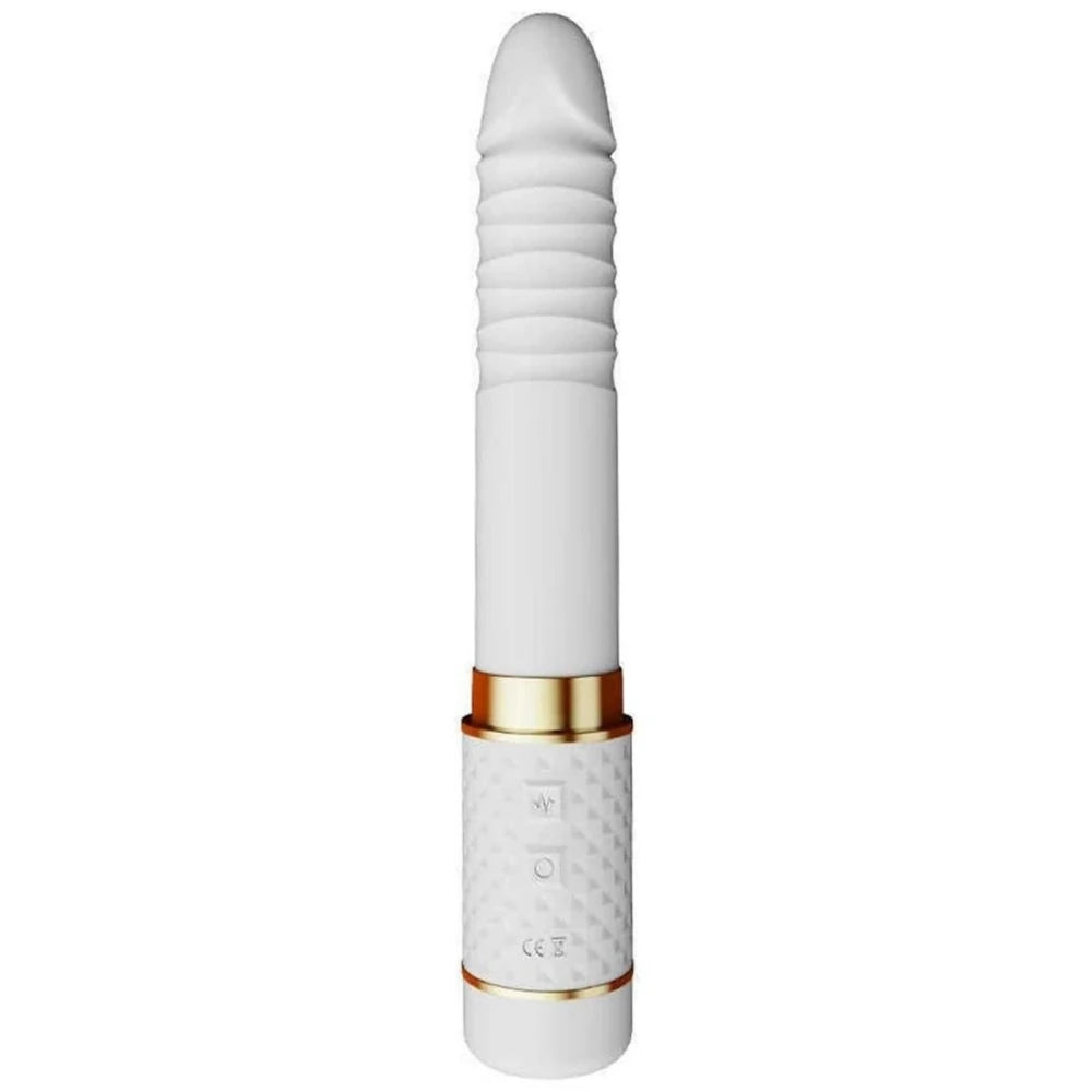 Frowzer Niminey 2 in 1 Emiş Güçlü ve İleri Geri Hareketli Güçlü Vibratör White