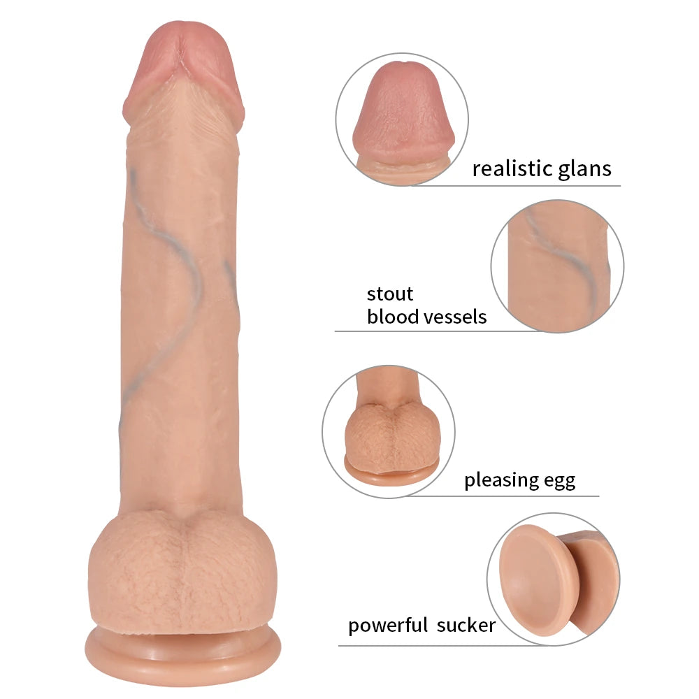 Shequ Dildo Series Sean 22 Cm Realistik Penis