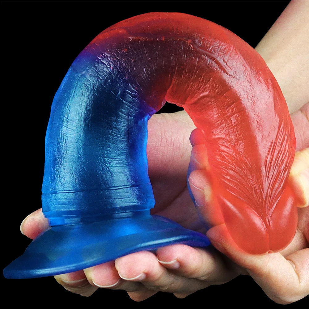 Lovetoy Dazzle Studs Dildo 17.5 cm Realistik Penis LV318010
