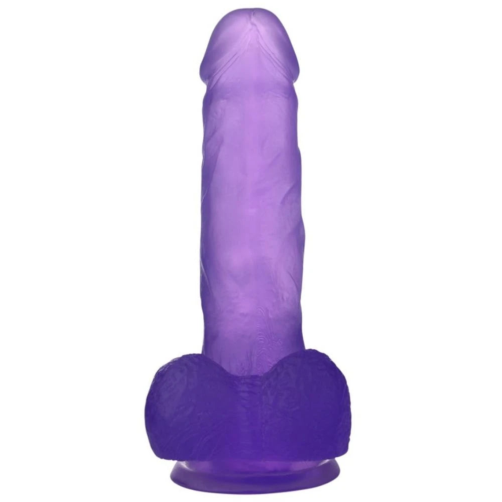 Lovetoy Jelly Studs Purple Medium 17 cm Jel Dildo LV3101