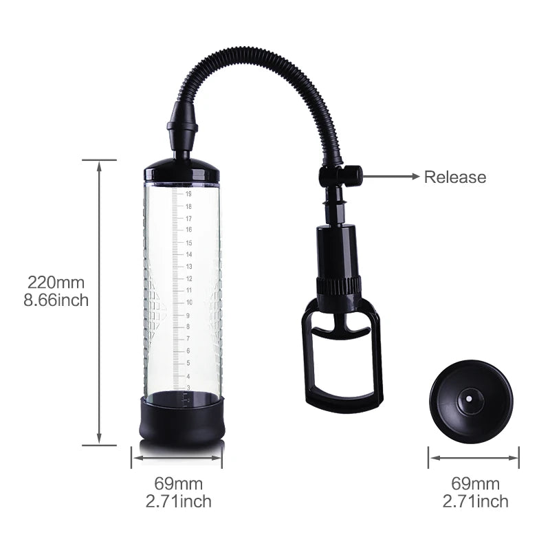 Frowzer World Men's Pump Tetik Mekanizmalı Penis Pompası