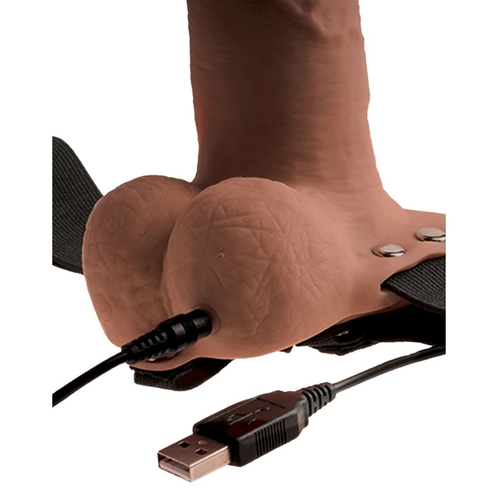 Pipedream Fetish Fantasy Series 6 İnch Hollow Strap-On With Titreşimli İçi Boş Kemerli Penis