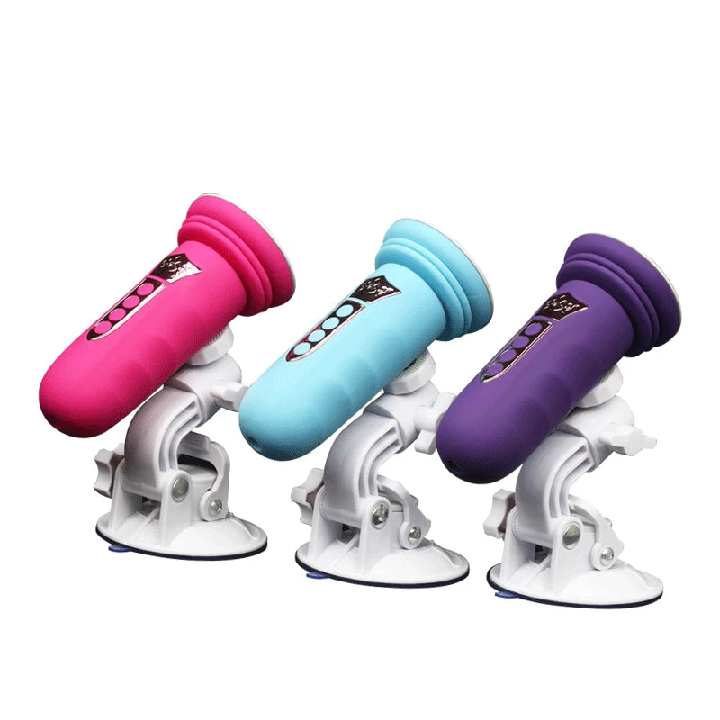 Frowzer Suction Cup Sex Machine Realistik Penis Uyumlu Seks Makinesi-Purple