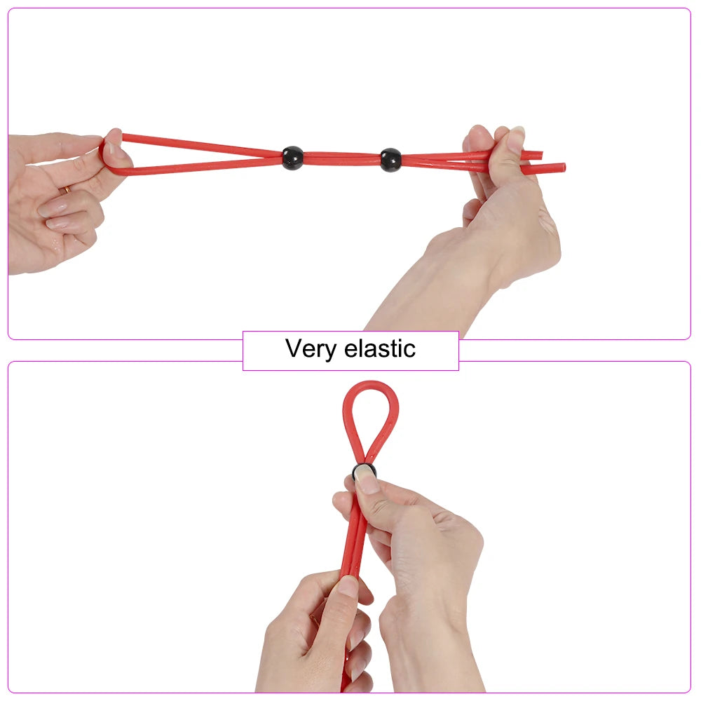 Shequ Lock Ring Ayarlanabilir Penis Halkası Ve Kelepçesi